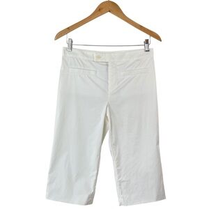 Jean Paul Gaultier Femme Vintage Off-White/Ivory Capri Cotton Blend Pants Size 6